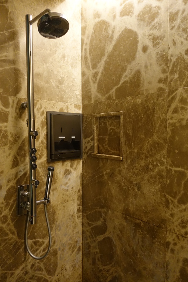 Shower, Singapore SilverKris Business Class Lounge Review