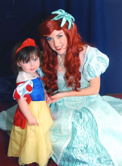 Meeting Ariel in Restaurant Akershus, Epcot