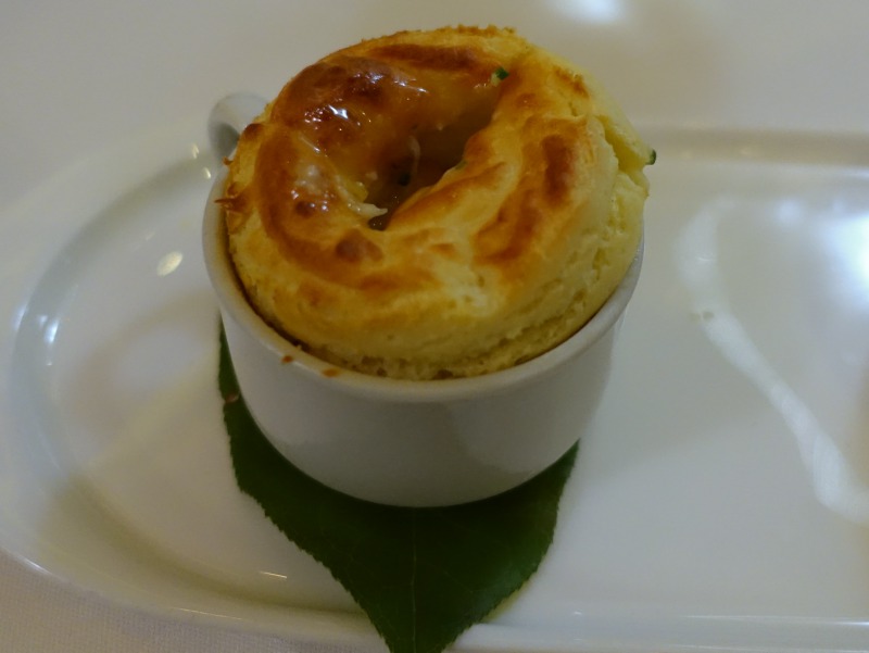 Black Pepper and Parmesan Souffle, The Plumed Horse Review