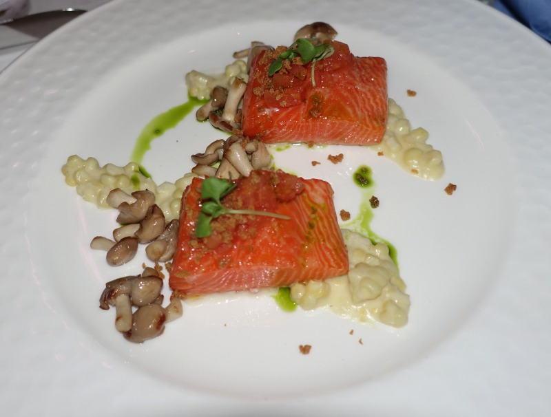 Slow Cooked King Salmon, The Plumed Horse Review