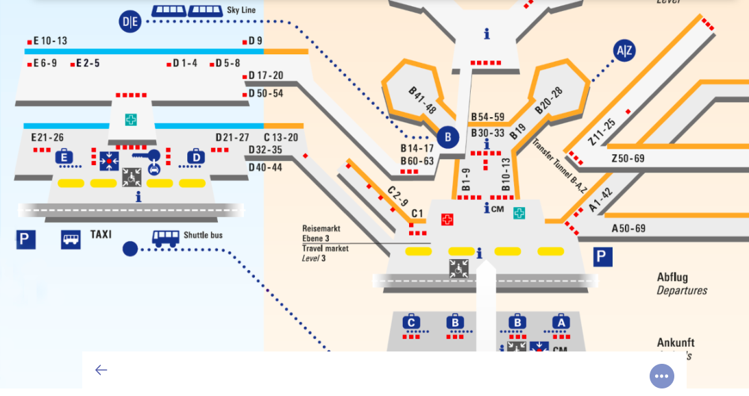 frankfurt airport terminal map Frankfurt Airport Connection Time And Lounge Access frankfurt airport terminal map