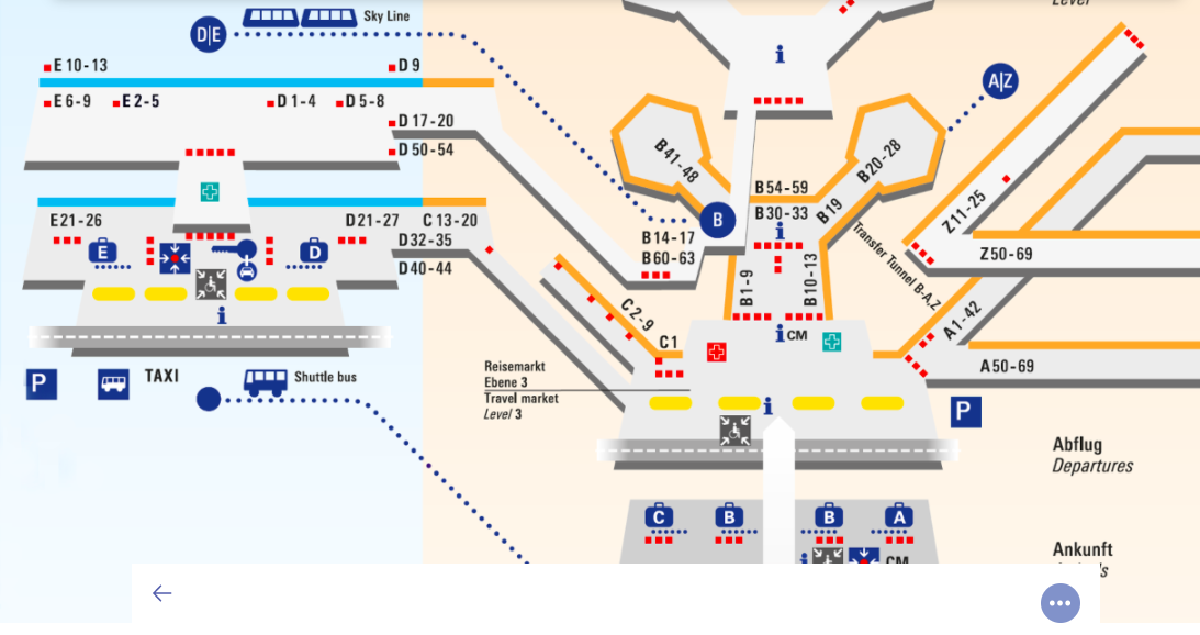 Frankfurt Airport Map Terminal 1 Structurae en Terminal 1 