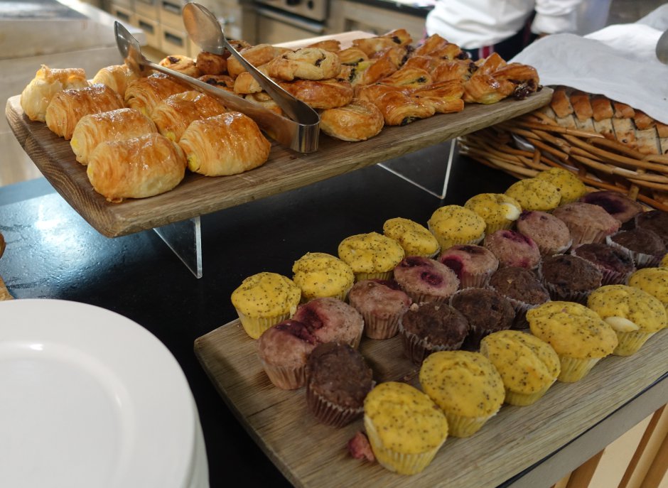 Pastries and Muffins, Novotel Auckland Airport Breakfast Buffet