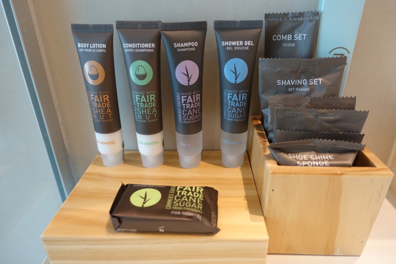 Fair Trade Bath Products, Novotel Auckland Airport Review