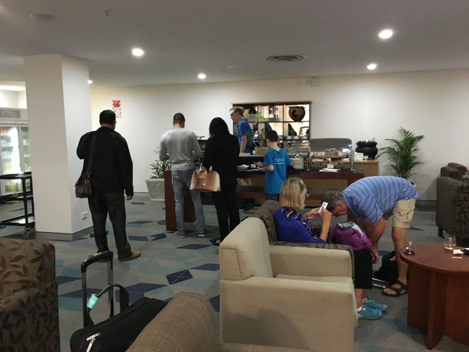 Buffet at Fiji Airways Lounge, Nadi Airport Review