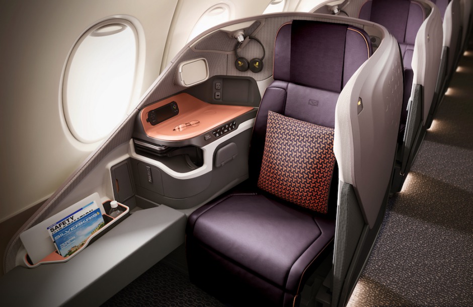 New Singapore Business Class, A380