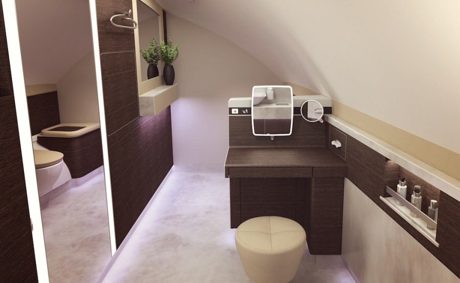 New Singapore Suites Lavatory with Vanity