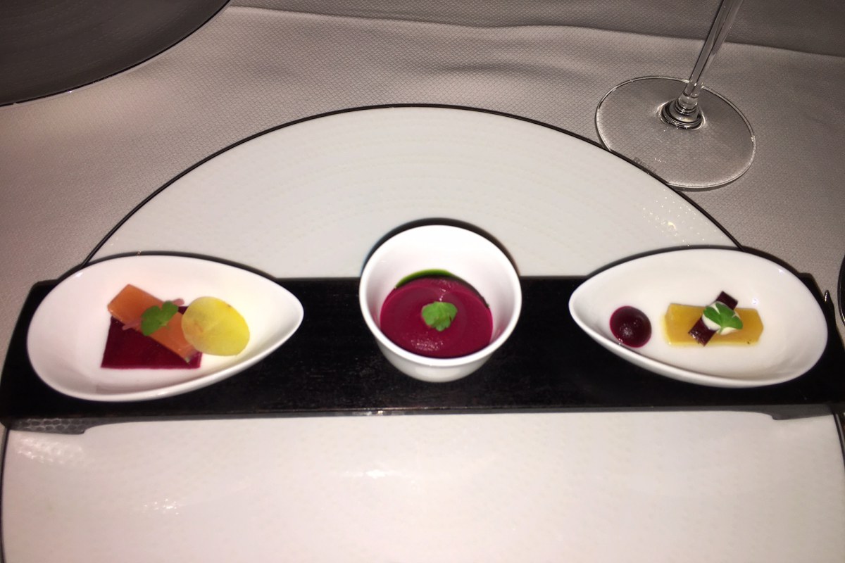 Beet Amuse Bouche Trio, Daniel NYC Review