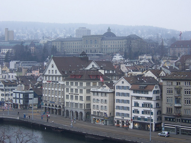 Along the waterfront, Zurich