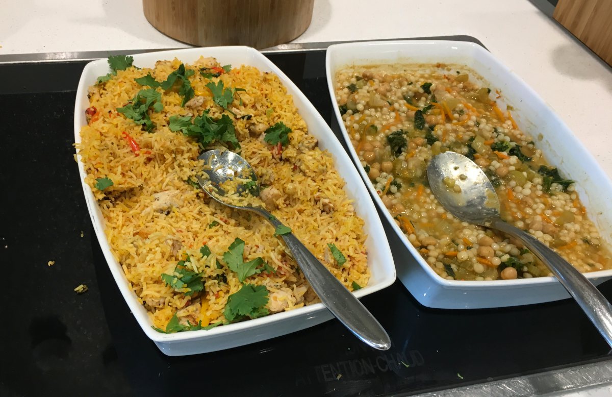 Chicken and Rice, Orzo