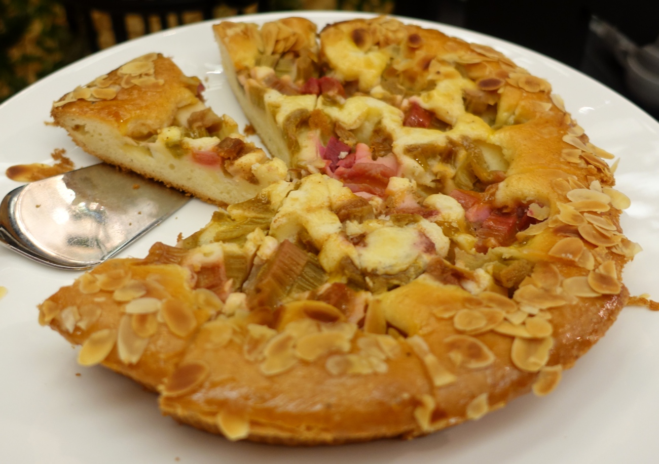 Rhubarb Almond Tart