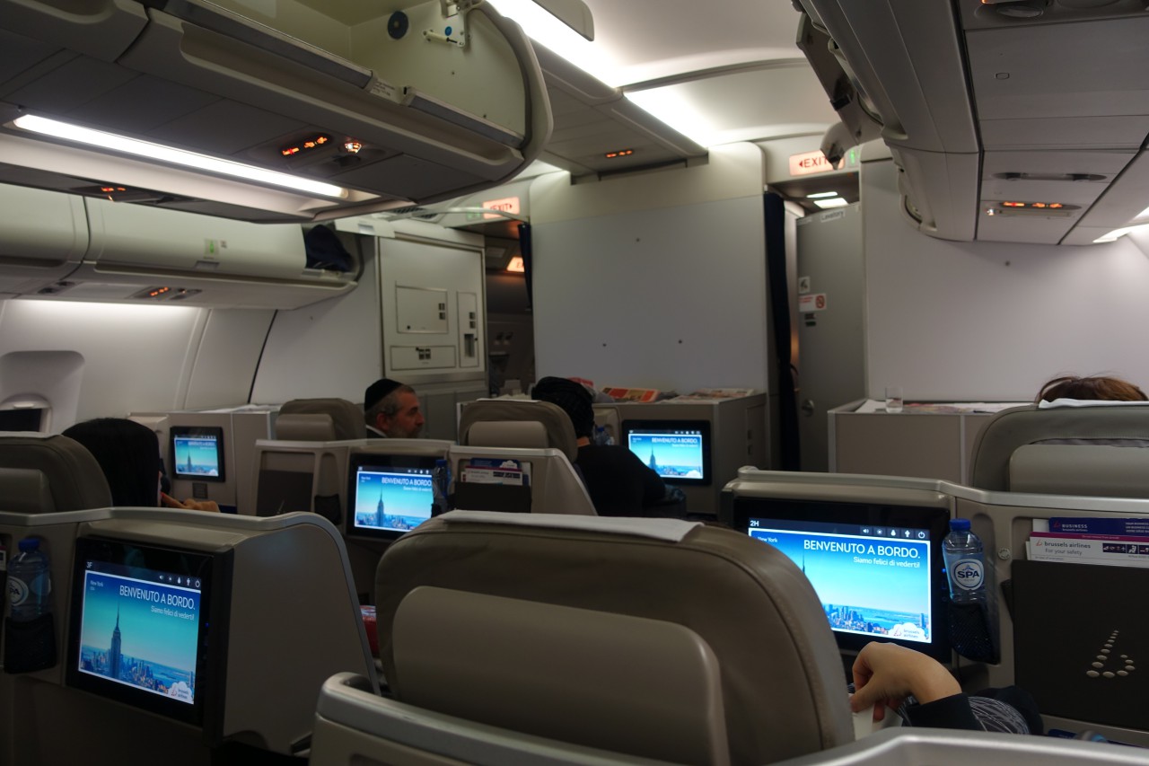 Brussels Airlines Business Class Cabin