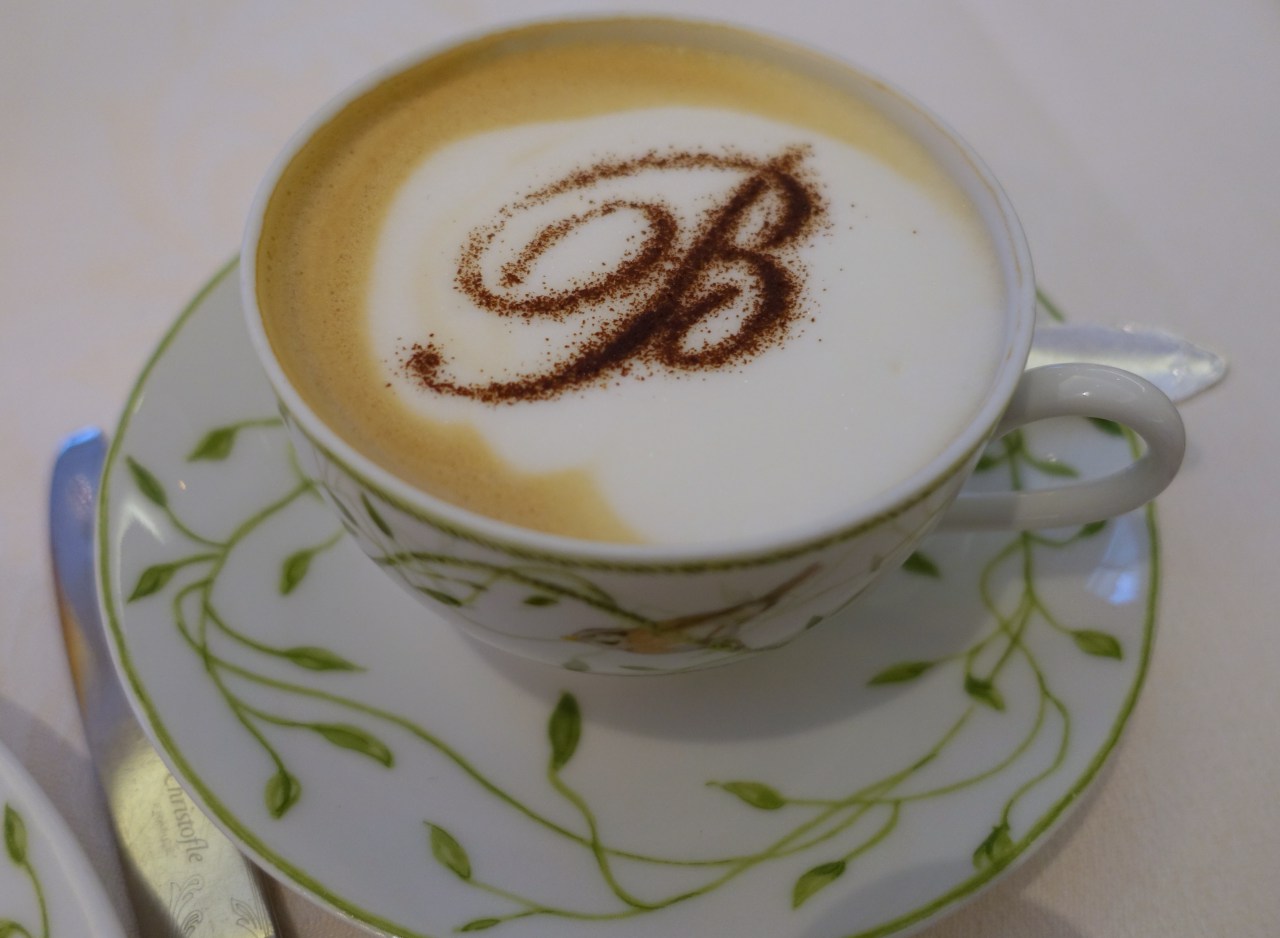 Cappuccino at Le Bristol, Paris