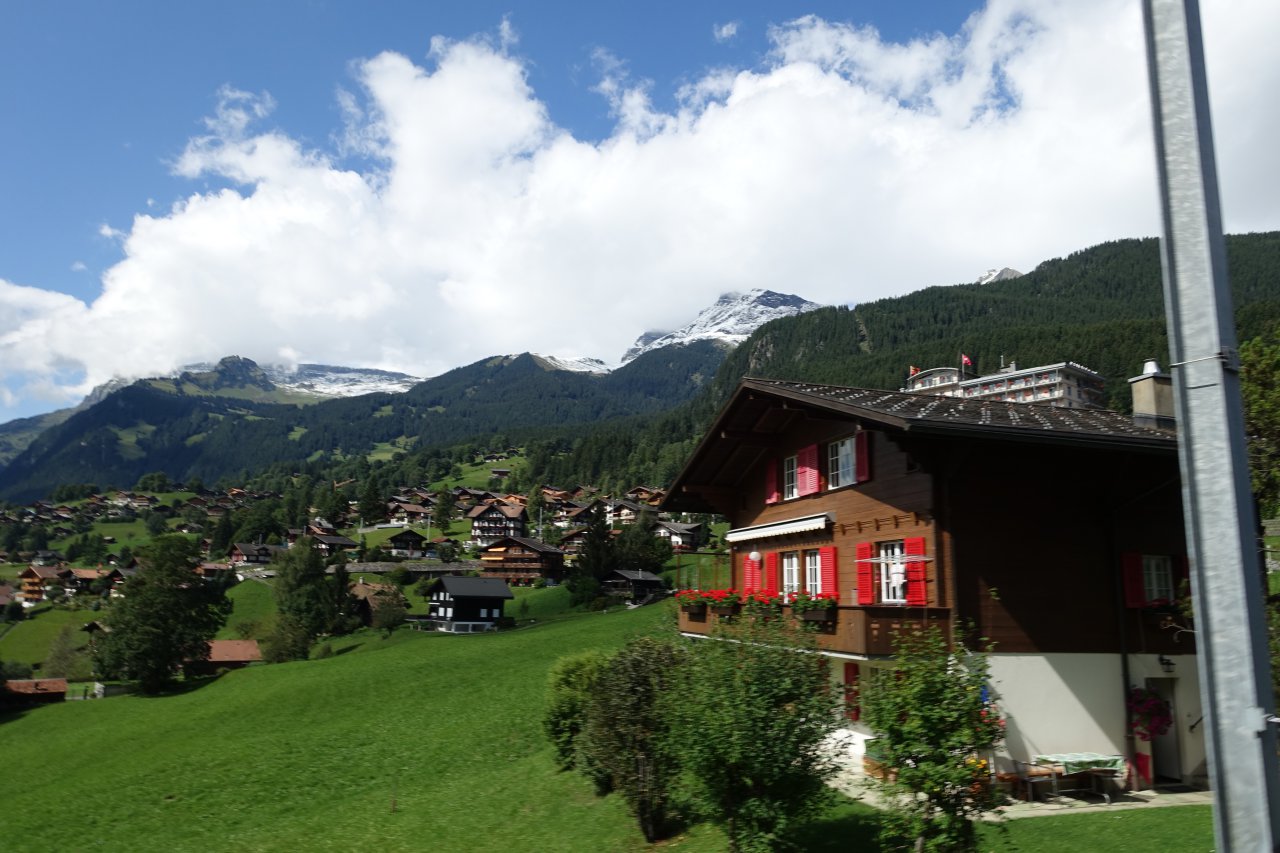 View from the Train to Jungfraujoch, Switzerland