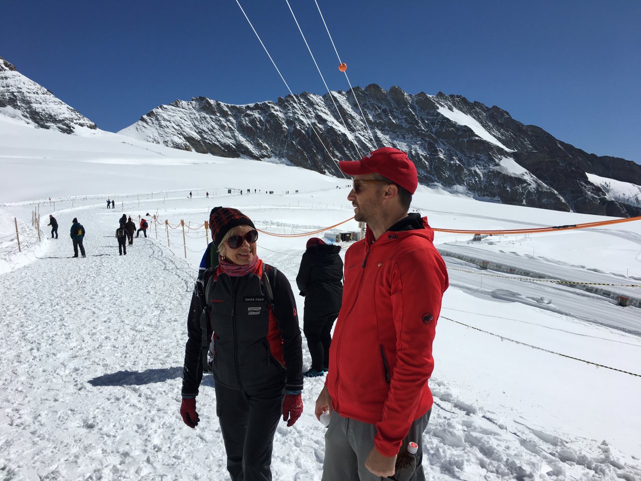 Outside at the Snow Fun Park, Jungfraujoch, Switzerland