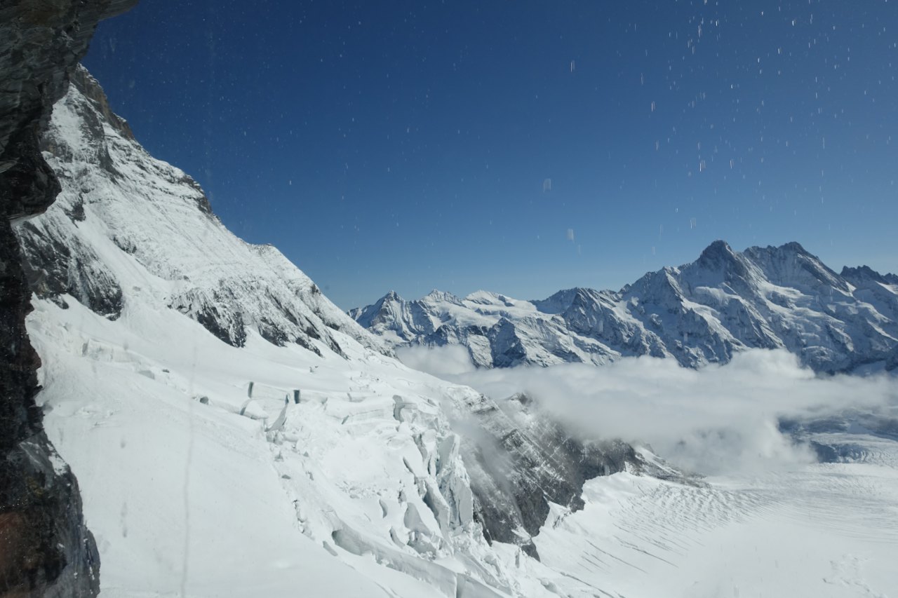 View from Train to Jungfraujoch