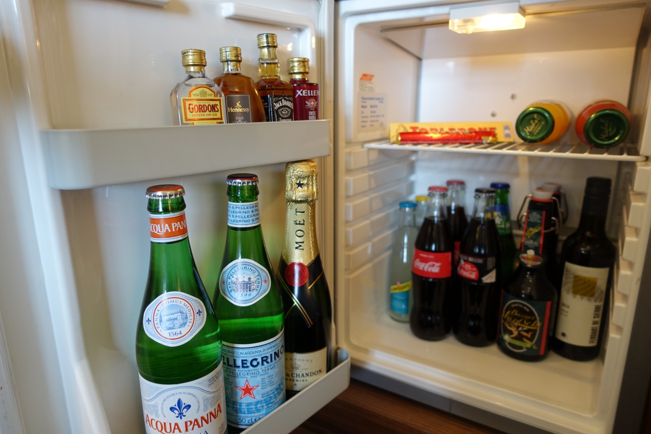 Mini Bar, Bellevue Palace Hotel Review, Bern, Switzerland