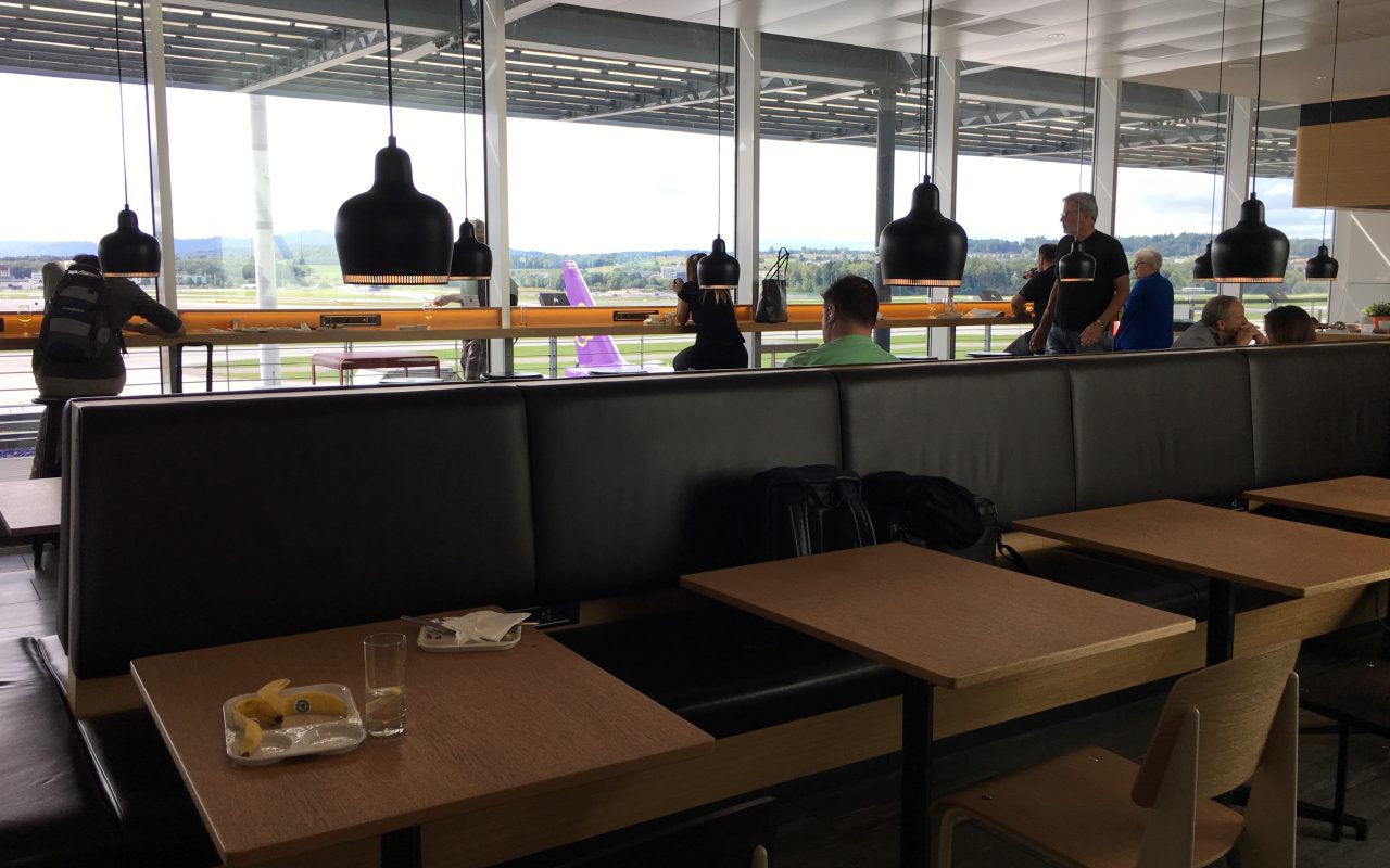 Dining Area Seating, Swiss Business Class Lounge Zurich