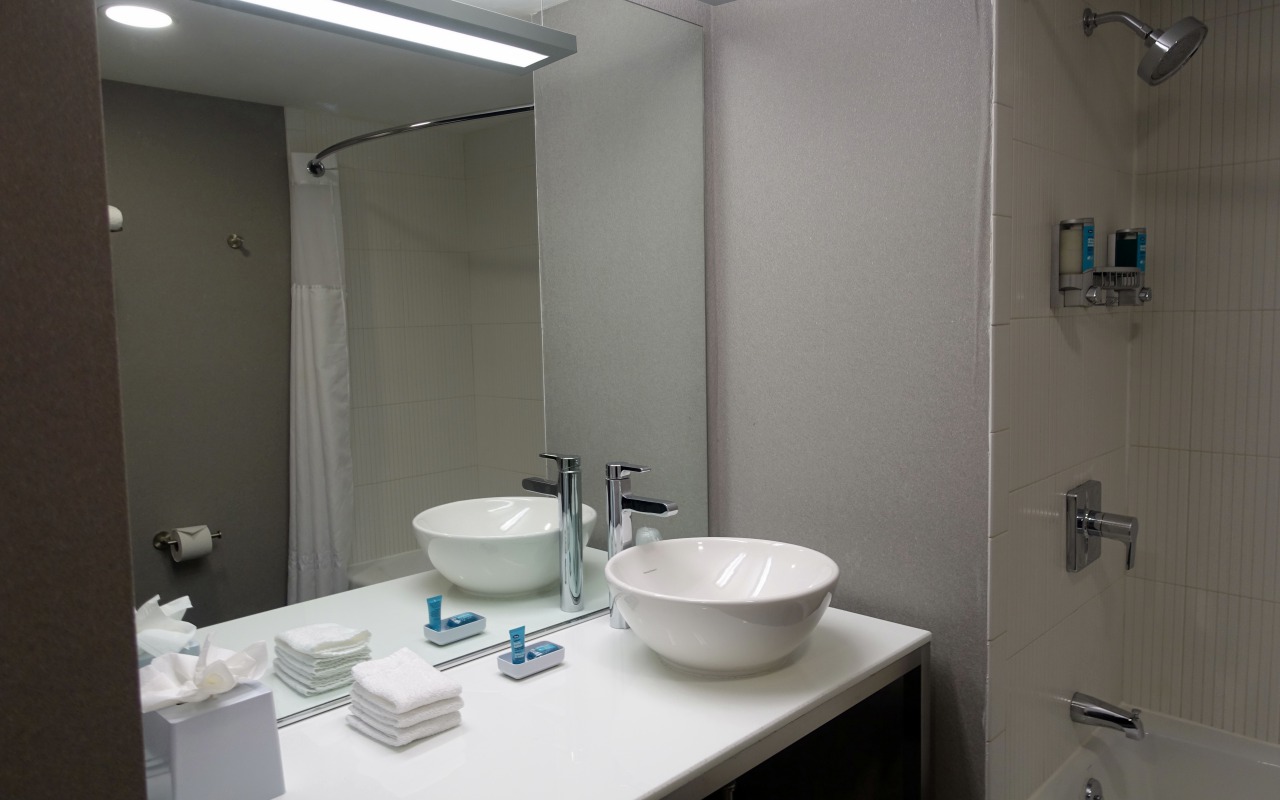 Bathroom, Aloft Cupertino Review