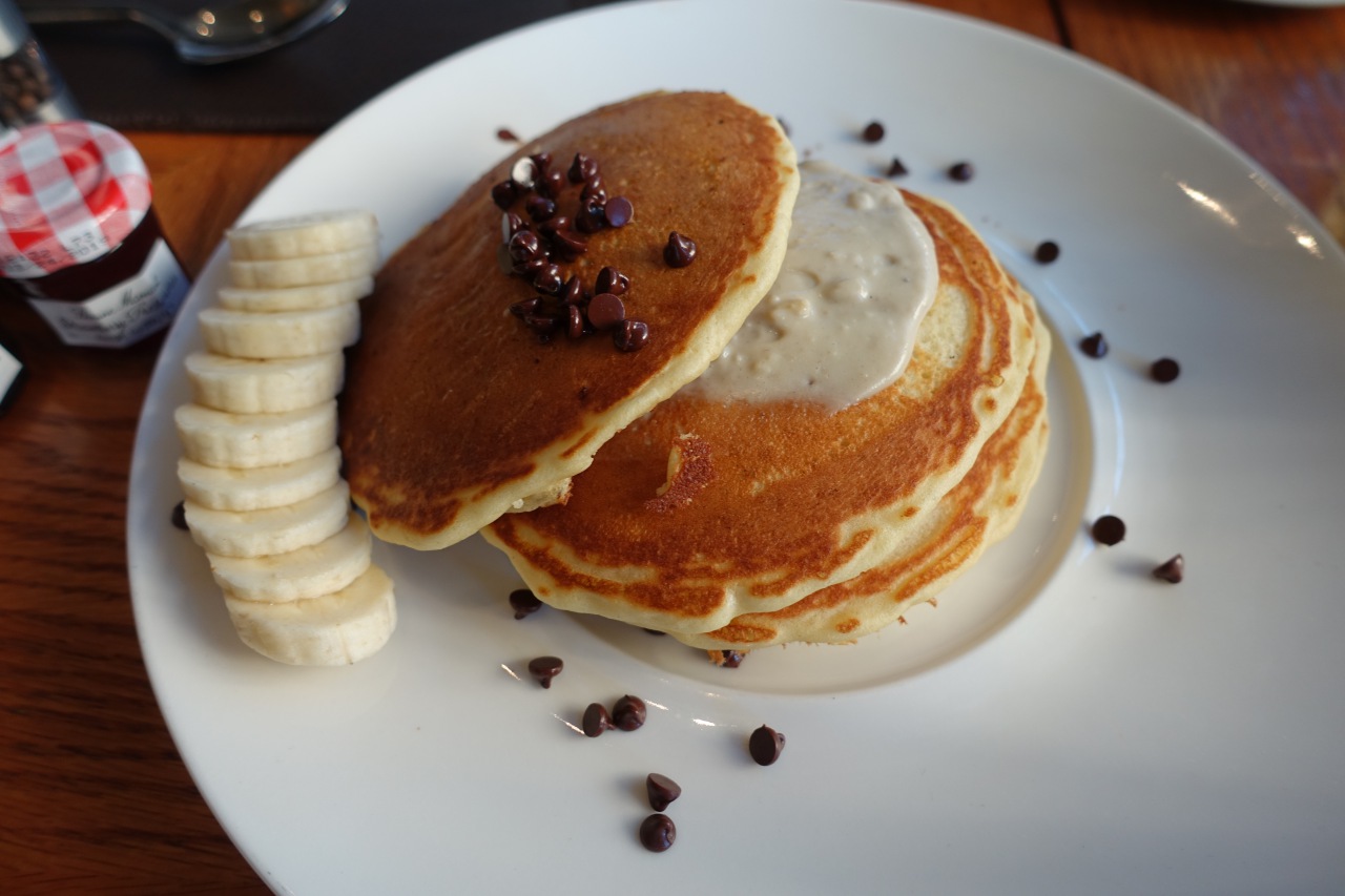 Banana Chocolate Chip Pancakes, Quattro