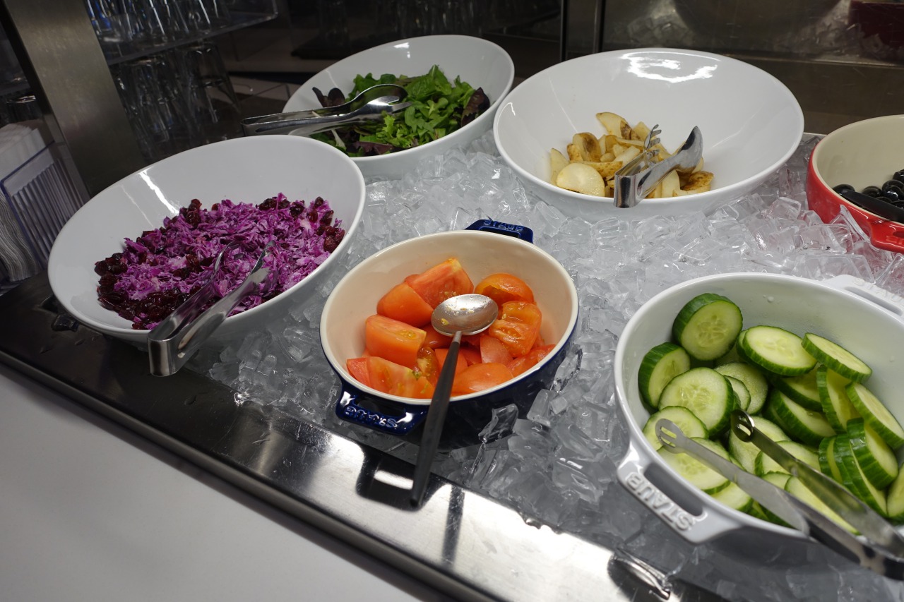 Salad, JFK Lufthansa Business Lounge Review