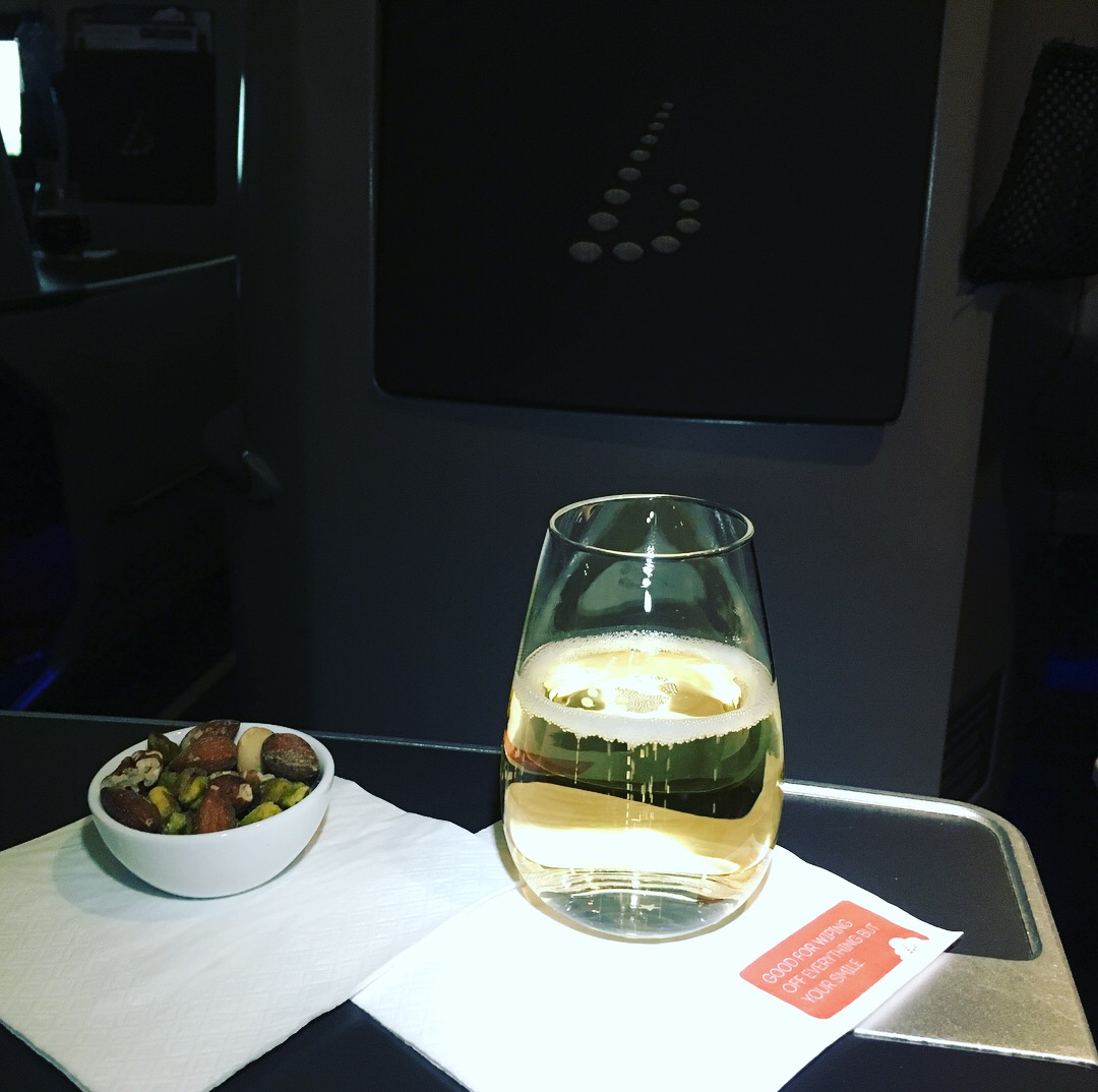 Champagne, Brussels Airlines Business Class Review