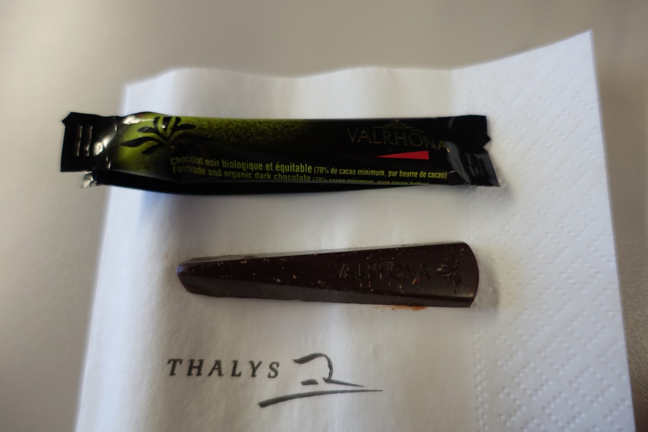 Complimentary Valrhona Chocolate, Thalys