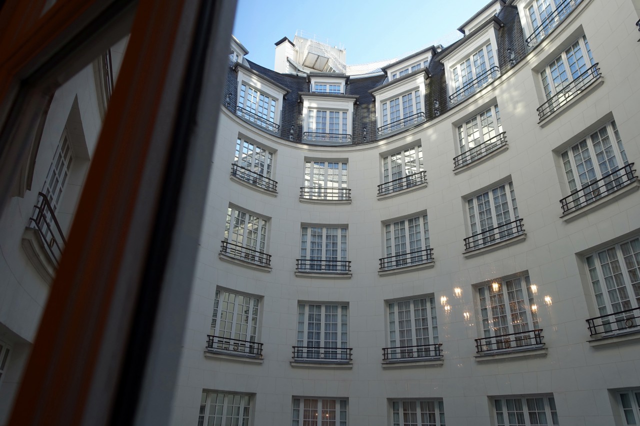 Junior Suite View of Internal Courtyard, Le Bristol Paris Review