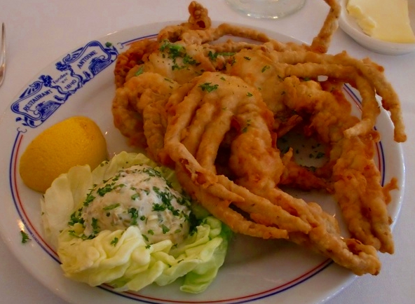 Soft shell crab, Antoine's, New Orleans