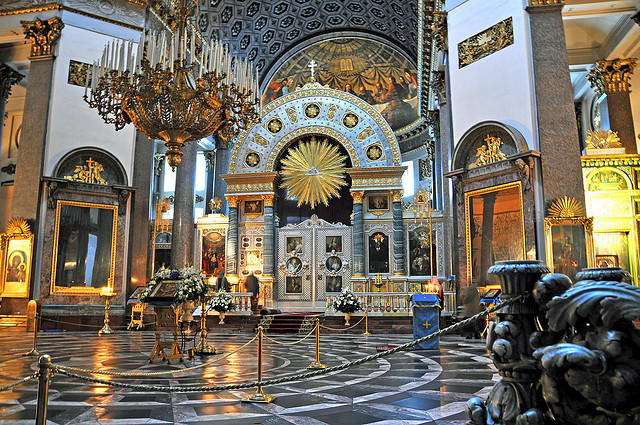 Inside Kazan Cathedral, St. Petersburg