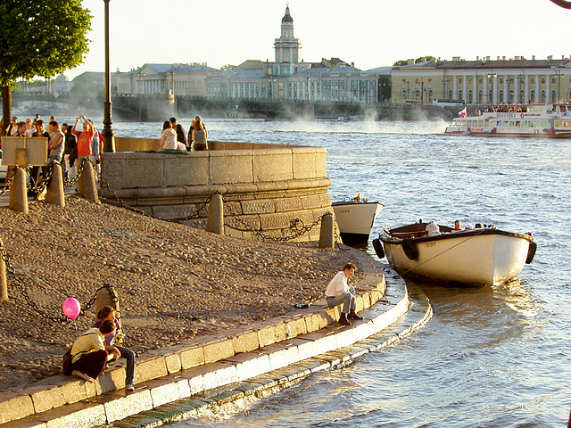 Along the Neva River, St. Petersburg