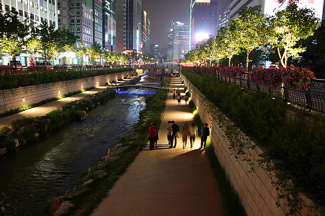 Strolling along the river, Seoul