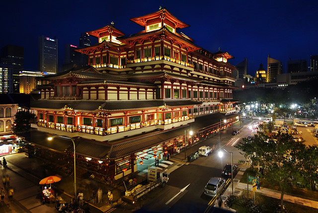 The historic Grand Buddha Temple, Singapore