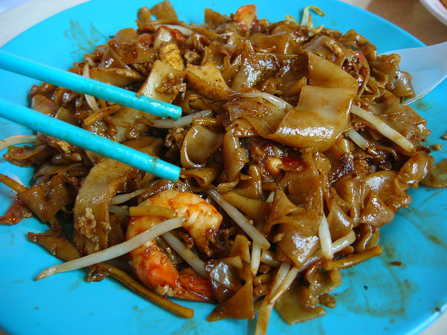 Char Kway Teow from a hawker, Singapore