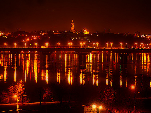 Kiev by night