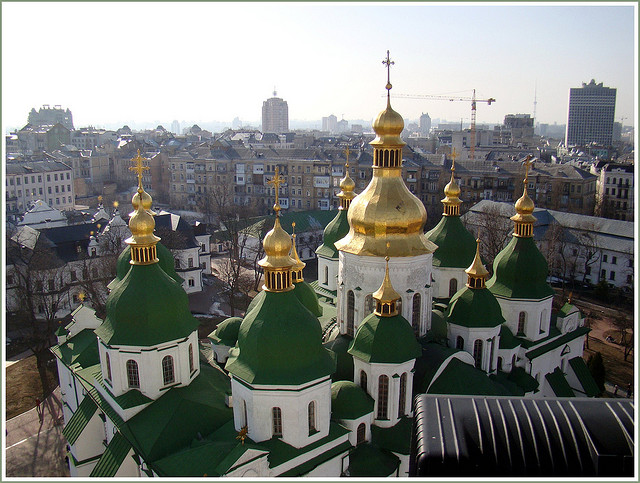 The stunning Saint Sophia Cathedral, Kiev