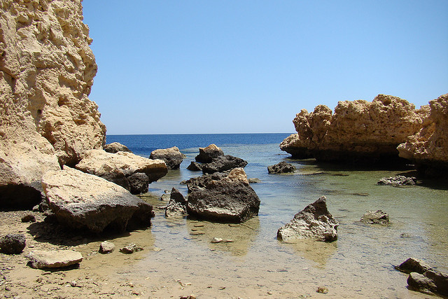 One of many beautiful Sharm el Sheikh beaches
