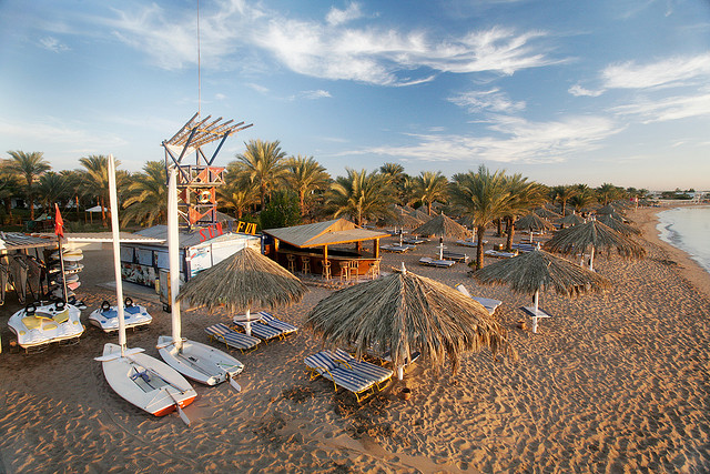 The beach beckons, Sharm el Sheikh