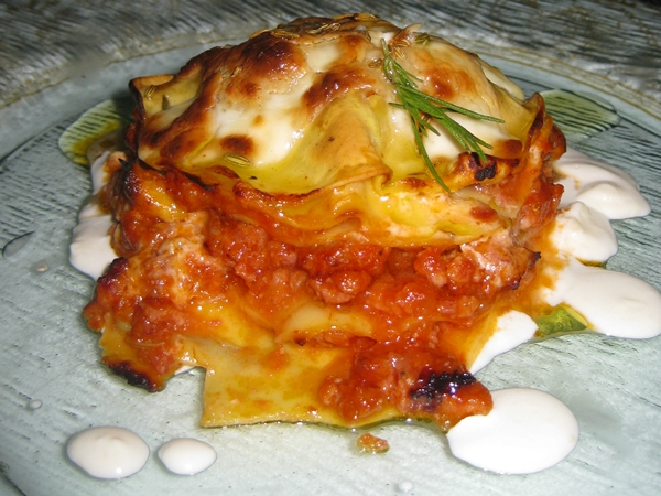 Pheasant Lasagne at Antica Osteria da Divo, Siena