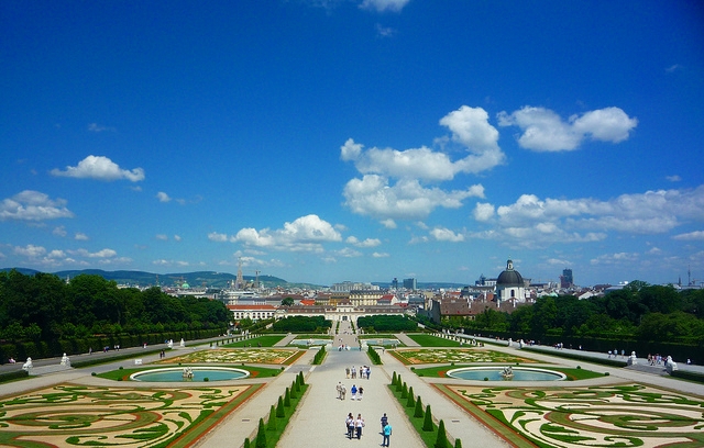 View of Vienna from the Belvedere