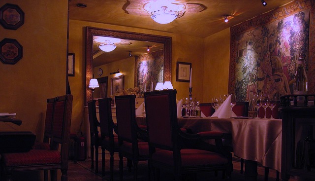 The interior of La Provence, Vilnius