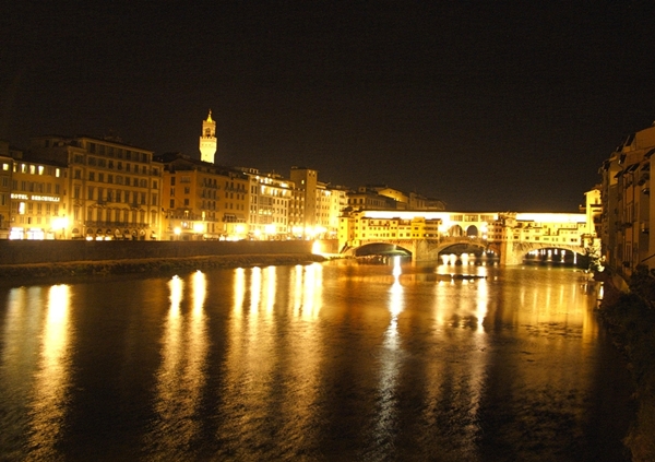 Florence, Italy by night