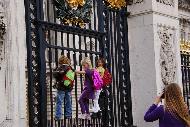 Fun at Buckingham Palace, London