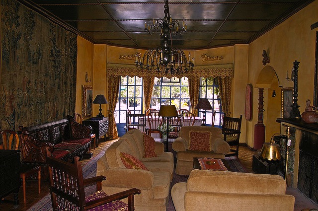 Inside the Hacienda Cusin, Otavalo