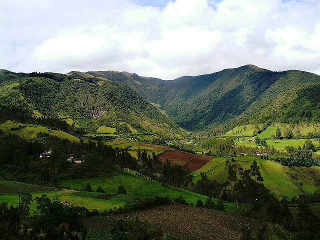 The great view from La Luna, Otavalo