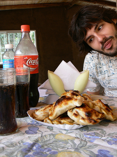 Empanadas, a staple of local cuisine