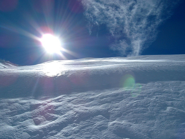 The slopes at Los Penitentes, Mendoza