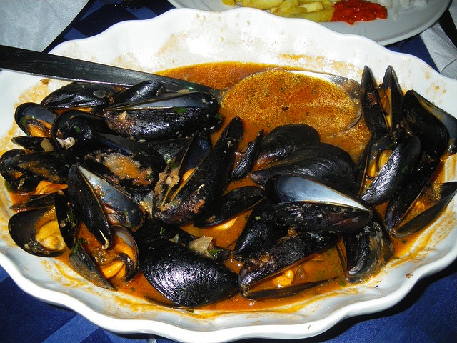 Mussels at Jadran Restaurant, Budva