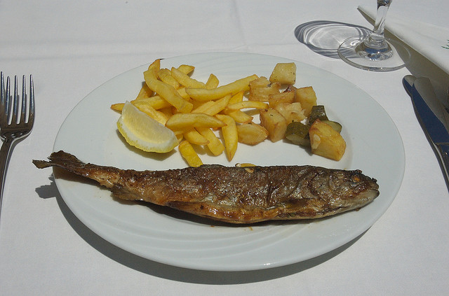 A delicious and inexpensive lunch, Budva