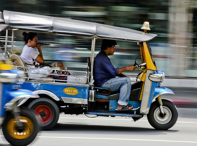 The adventure of a tuk tuk ride, Bangkok